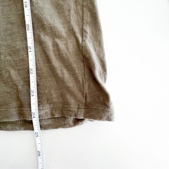 Michael Kors Top Long Sleeved Gold-Toned Chain Tie Green Women's S Knit Stretchy - Picture 7 of 7